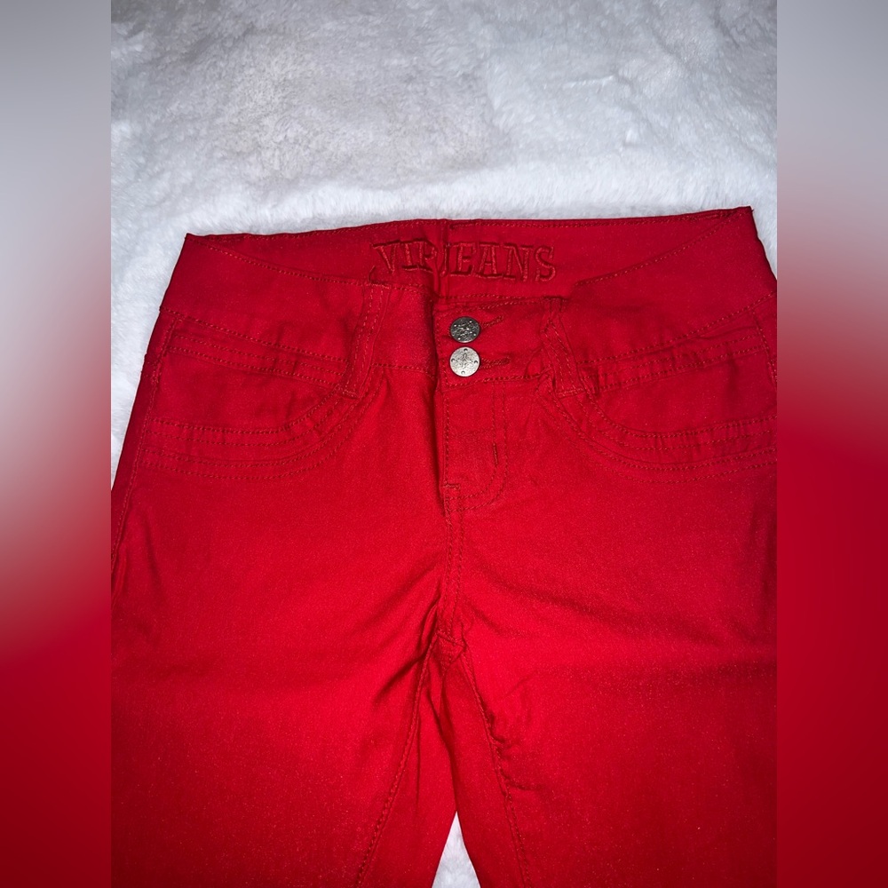 4/$10 Bundle Sale: EUC Red Jeans - Picture 3 of 5
